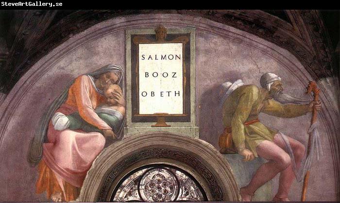 Michelangelo Buonarroti Salmon - Boaz - Obed